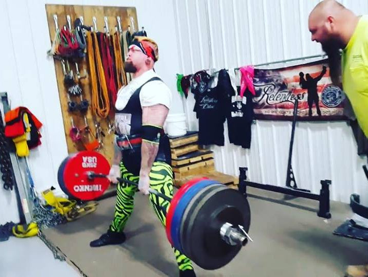 Huge Deathlift PR: 860lbs Single Ply with Video