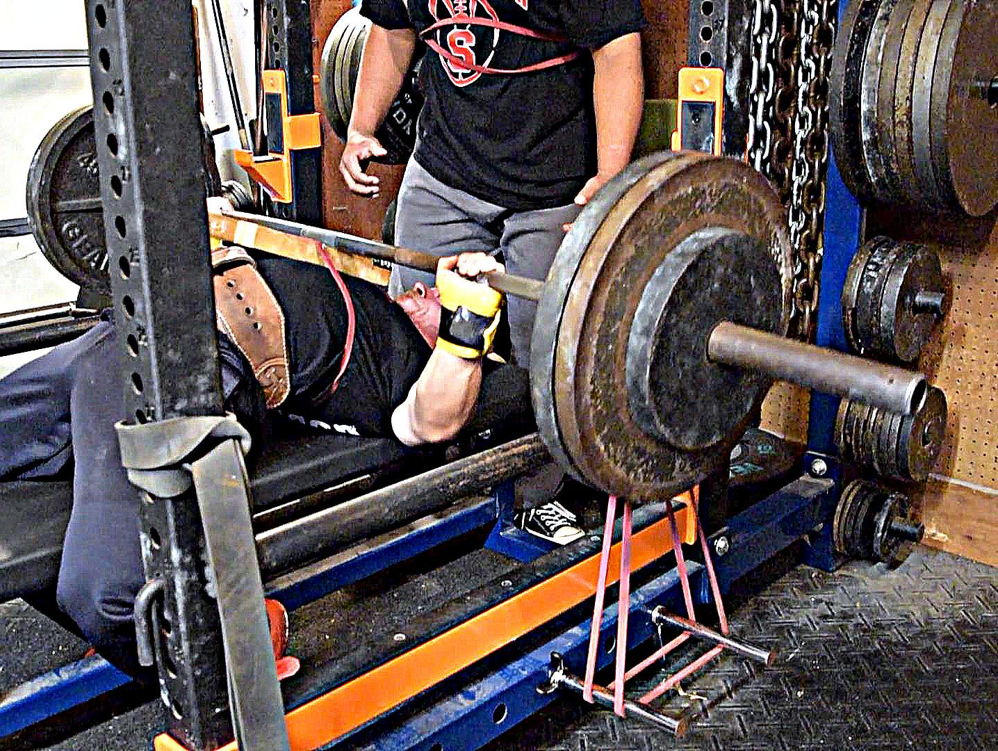 ME Upper: 1 Board Bench Press vs Bands (w/VIDEO)