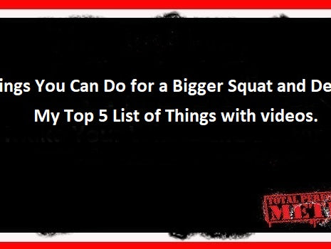 5 Things You Can Do for a Bigger Squat and Deadlift, CJ Murphy
