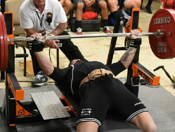 4/15- Raw Bench Reps and pound for pound I have the biggest neck at OBB, 7 weeks out from the APF Equipped Nationals