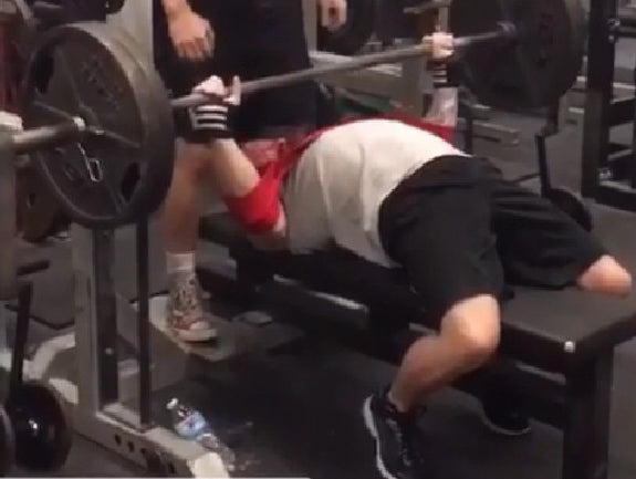 1/29- Chaos Bench with a deload using the OBB Power Handles and Slingshot w/video