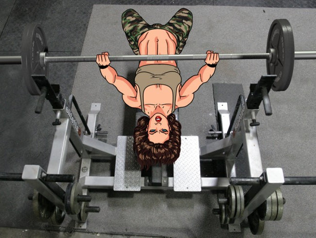 Sick on sliding on your bench.