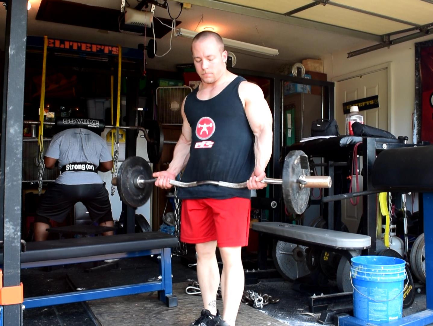 Back and Bicep Training