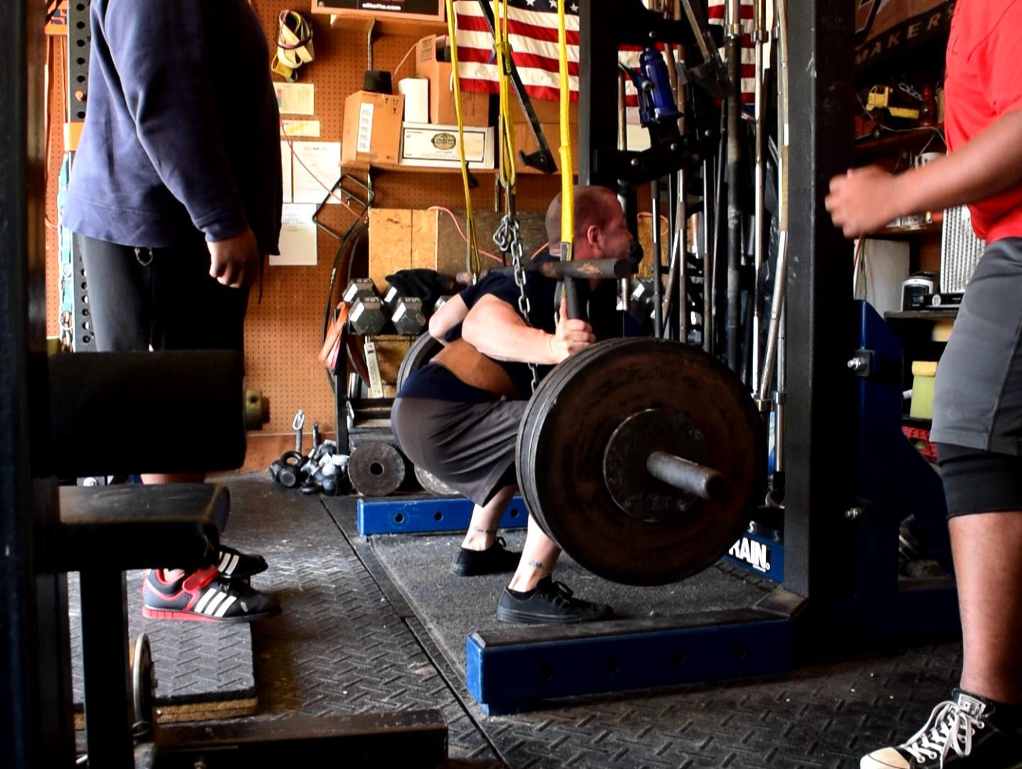 Dynamic Effort Lower: Light Speed Squats/Pulls; Some Hammies