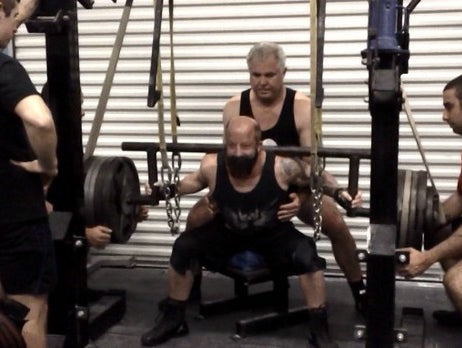 12/17- Raw Cambered Bar Box Squats w/video