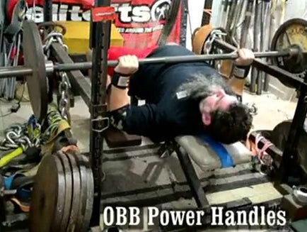 Video of Clint Darden Chaos Benching with the OBB Power Handles