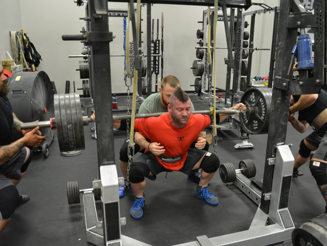WK10 Day1: Prepping to peak Squats With Wraps and Chains