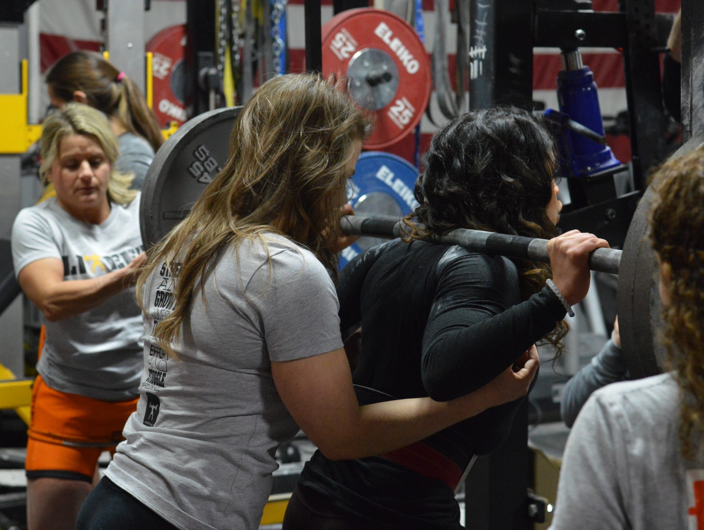 Squatting a little heavier