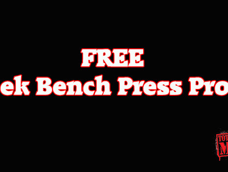 FREE 8 Week Bench Press Program, CJ Murphy, tpsmethod for powerlifting, powerlifting, eliteftsBand and Chain Use Guide, Free 8 week bench press program