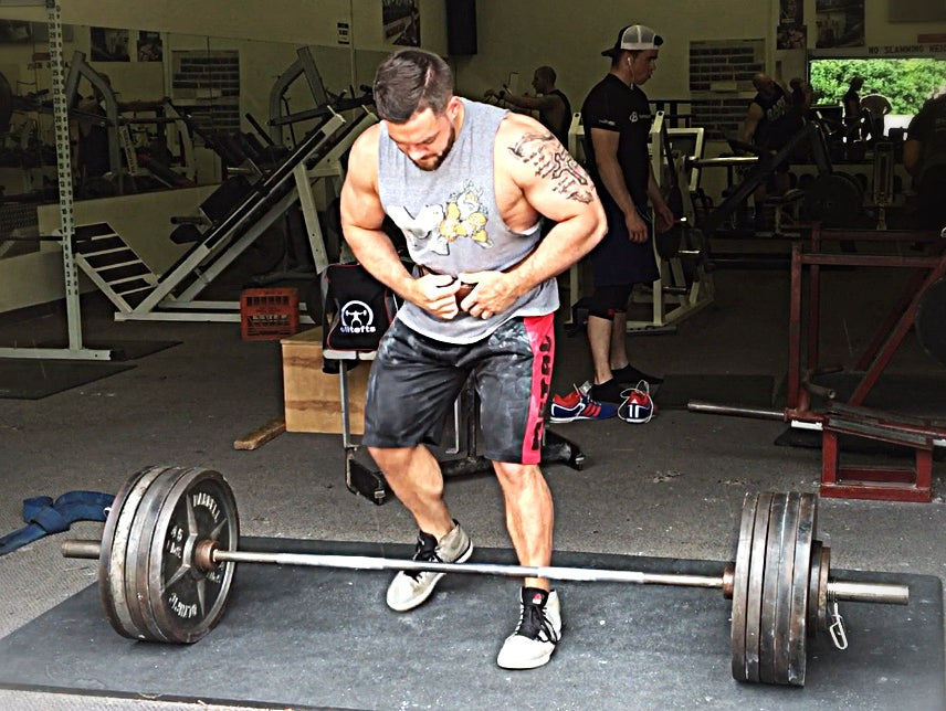 May 2018 Week 1 - Day 1 (new training schedule): Deadlift (465x10) & OHP (160x10)