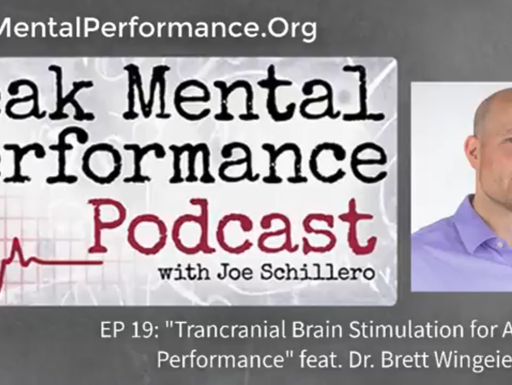 EP 19: "Transcranial Brain Stimulation for Athletic Performance" feat. Dr. Brett Wingeier