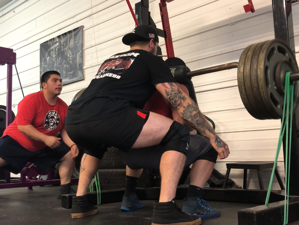 Death Squats, First day back from vacation, almost ready to peak.