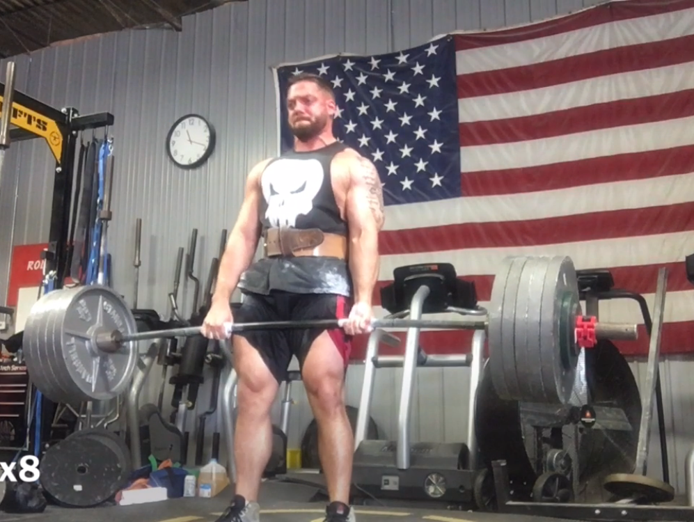 March 2018 Week 2 - Day 1: Deadlifts up to 585lbs