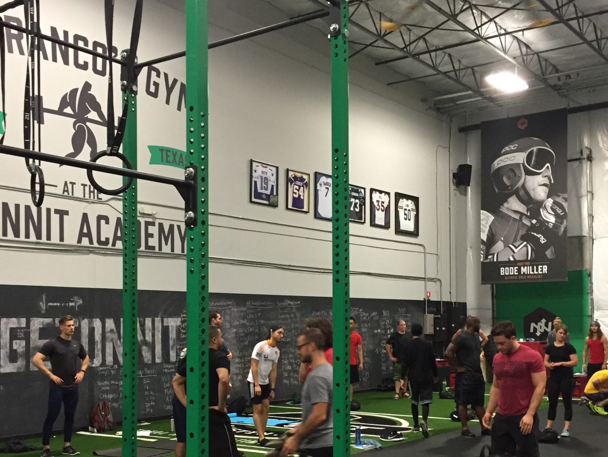 Saturday speed bench at the Onnit Academy