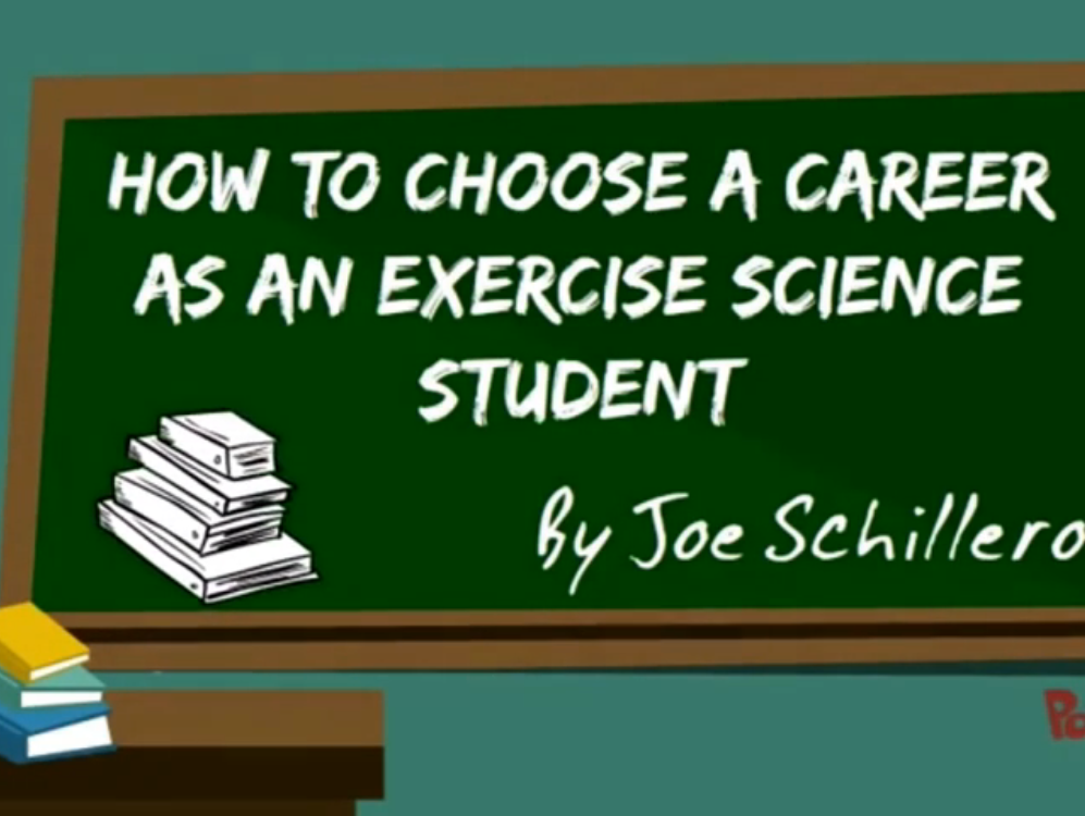 VIDEO: How to Choose Your Career Path as an Exercise Science Student