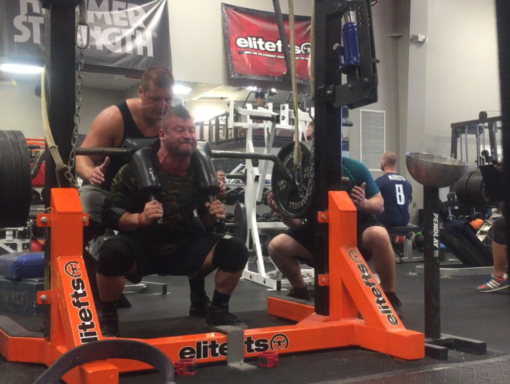 Wk 8 Day 1: SSB Chained Squats