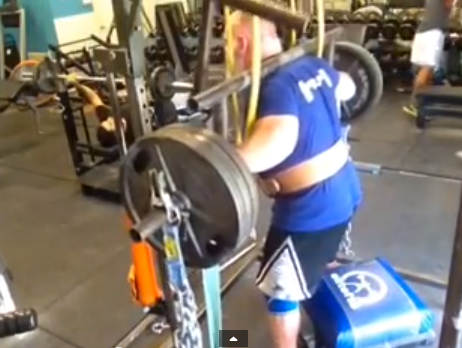 Elitefts™ Cambered Bar Speed Squats with Bands & Chains