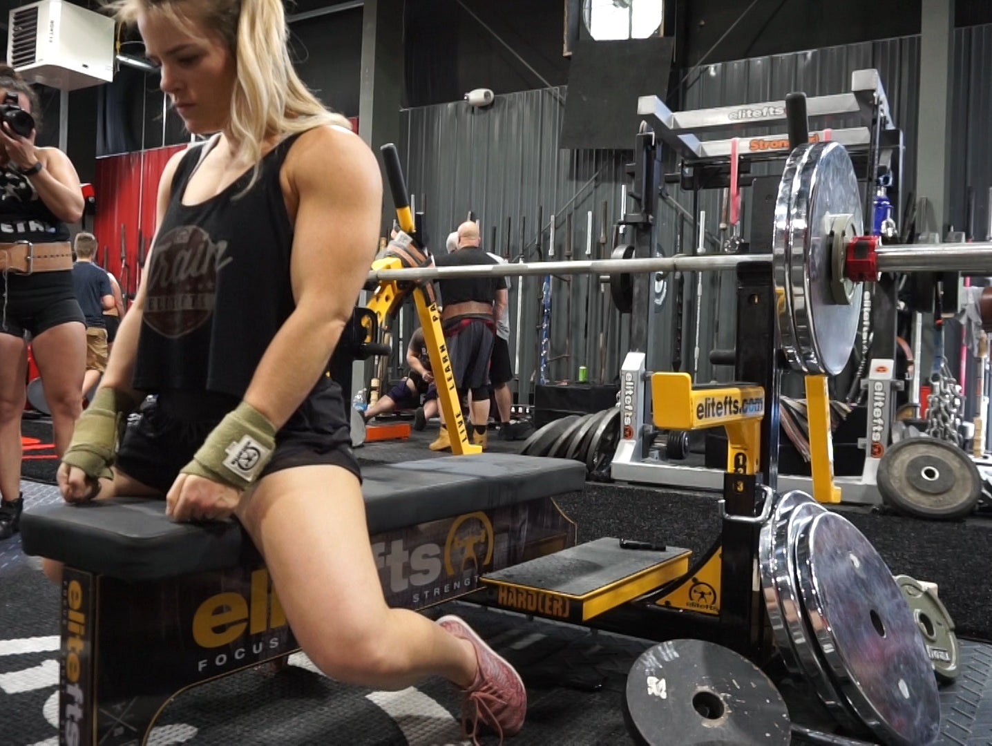 Training at EliteFTS Day Two - Bench