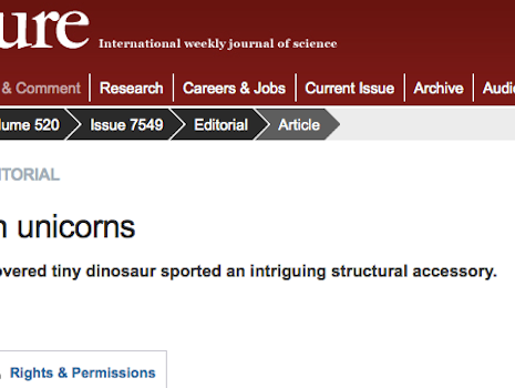 Unicorns don't wait around. That's why we don't have any sitting in museums.