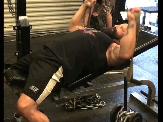 5/23- Bench w/video of another innovative exercise with the OBB Power Handles