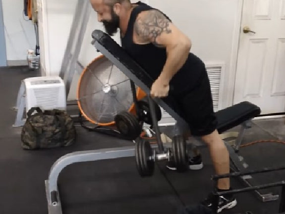 Exercise Spotlight of the Week: Chest Supported Rows with the OBB Power Handles