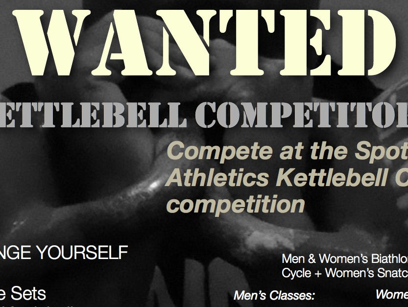 Kettlebell Competition, Join The Fun May 28th !
