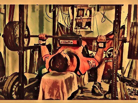 Vintage Lifter Bench Press Training