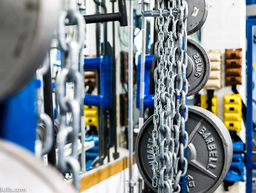 Squatting at Titans Gym