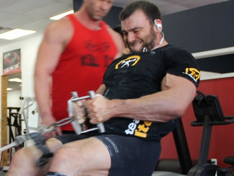 SEATED ROLL OVER STERNUM ROWS