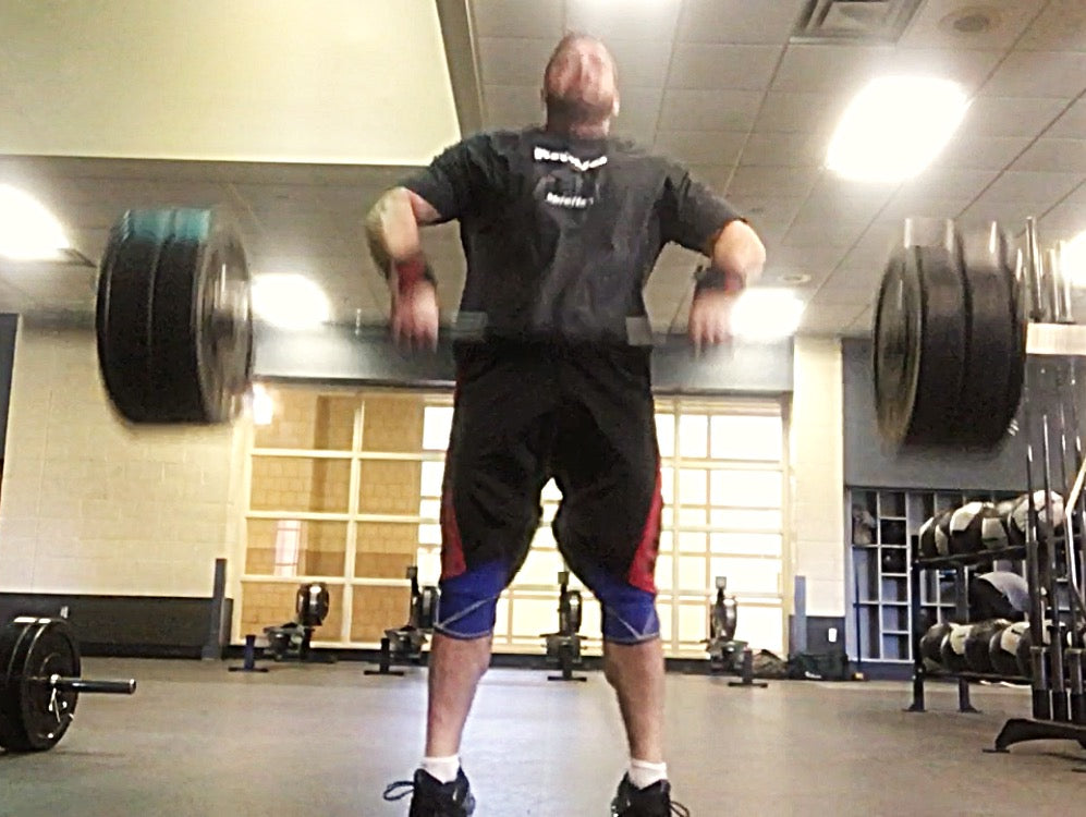My 100lb Power Clean PR & Pause Front Squats (Video)