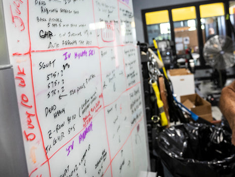 dry erase board with programming on itAssessment-TableNovice-Template-Examplemonday through friday template for intermediatess yoke bar saletable program monday through friday