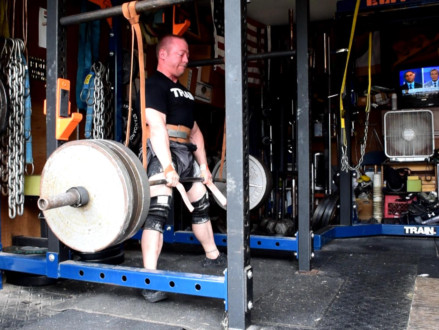 DE Lower: Speed Squats, Heavy Reverse Band Deadlifts (w/VIDEO)