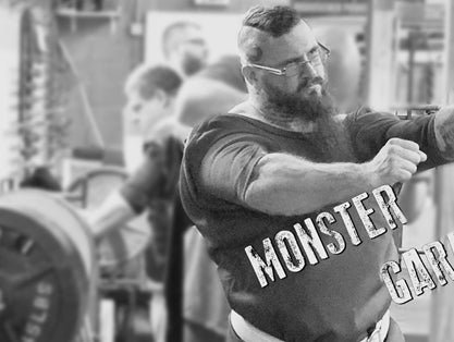 Rackable Cambered Bar, Blue Bands, 15" Box + Block Pulls: (VIDEO Included)