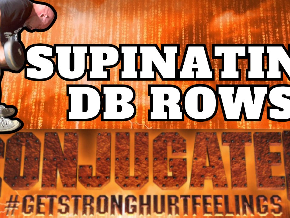 SUPINATING DUMBBELL ROWS