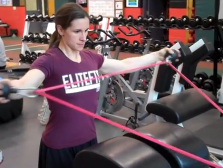 Resistance Band Rear Delt Fly w/ Grenade Balls