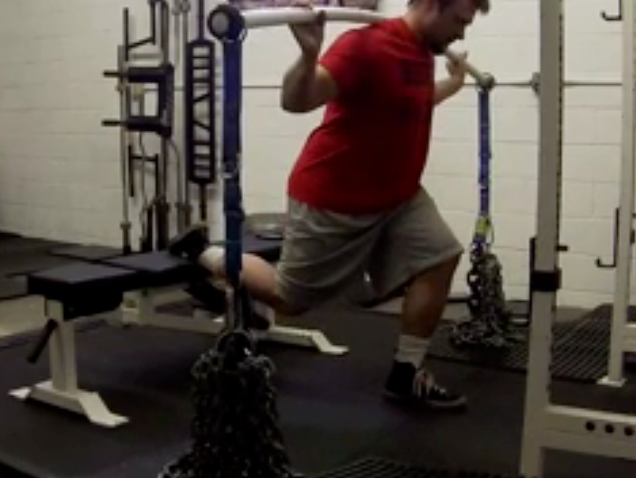 Serrano Split Squats Drop Set