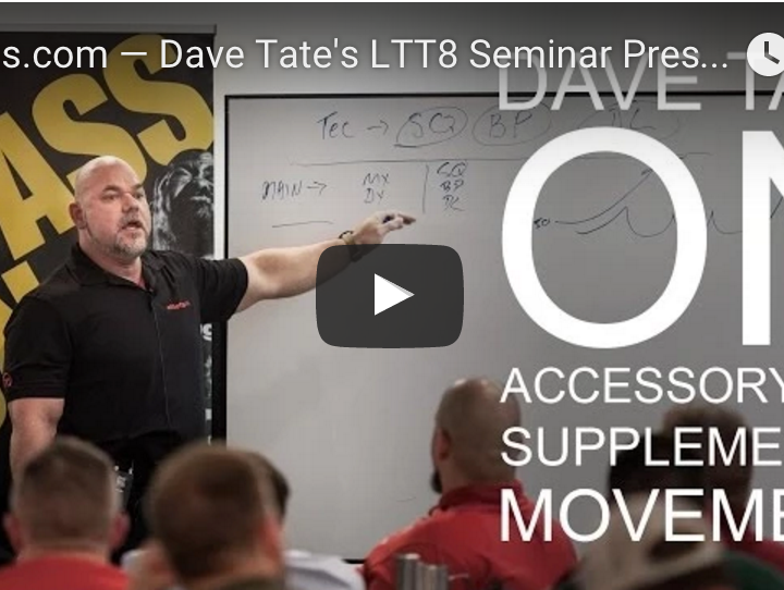 Could you be getting more out of your accessory training? (video lecture)