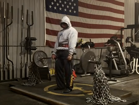 Dave Tate Chain Deadlifts