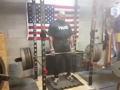 Deadlift workout from earlier this week (Rack pulls & speed pulls)