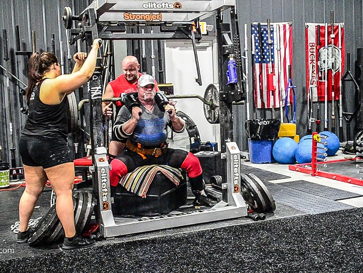 Dave Tate Squats AND PUKES!