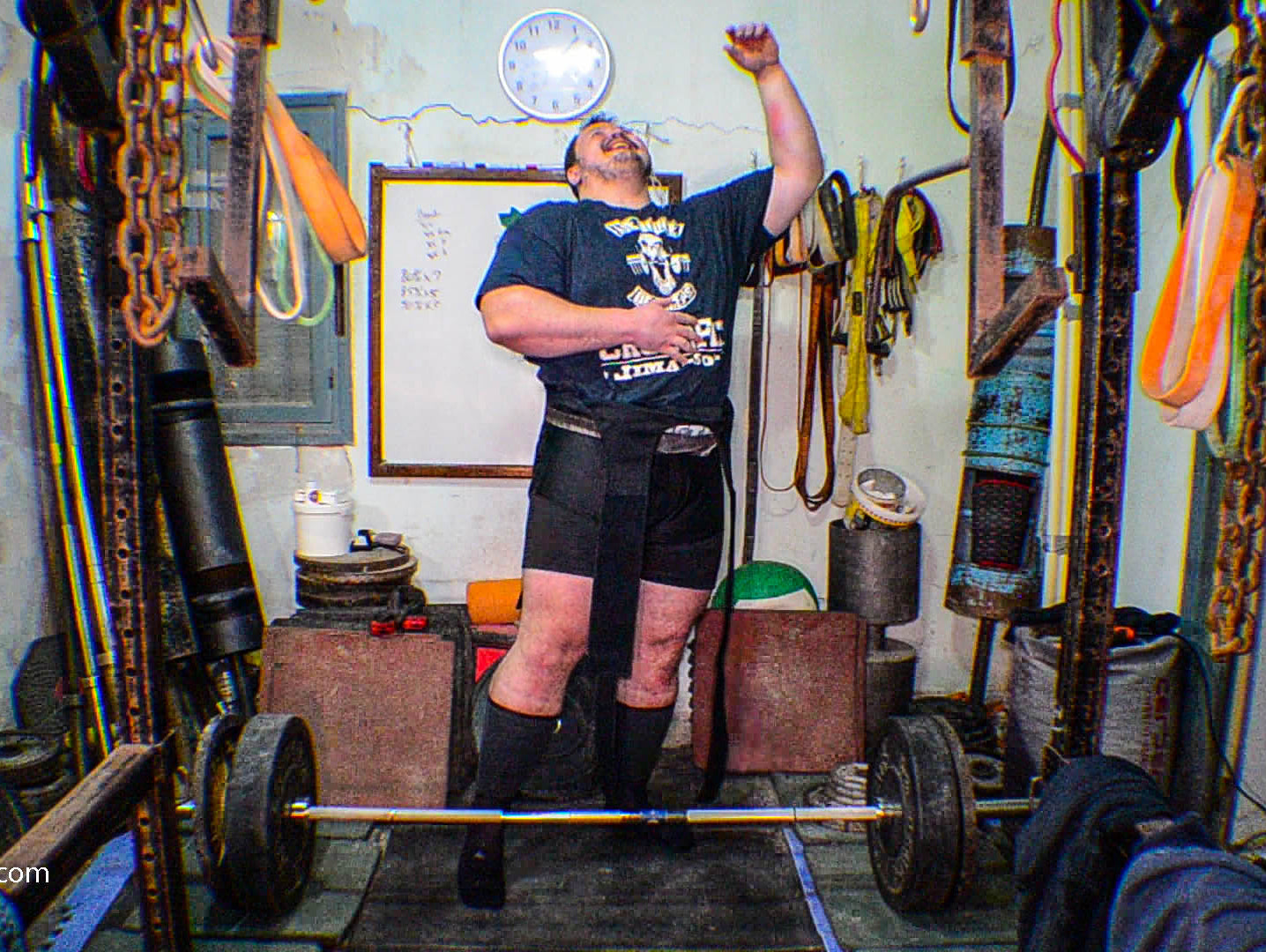 350 KG Deadlift and Big Log Pressing!