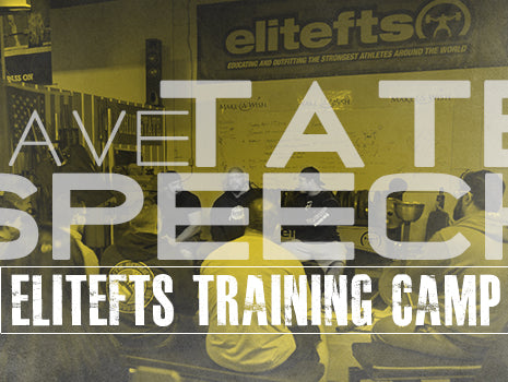 WATCH: Dave Tate's Closing Speech — April Training Camp