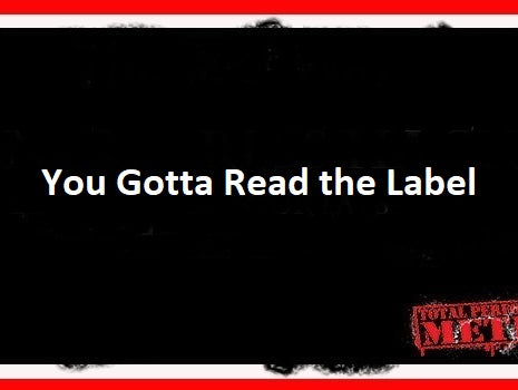 You Gotta Read the Label, C.J. Murphy;