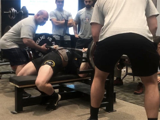 Double Mini Band Bench Press MAX SINGLE