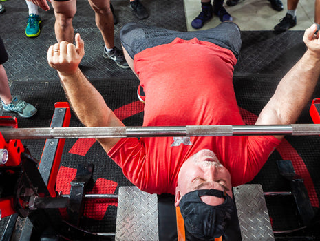 BENCH OUT OF HALF FOAM ROLLER