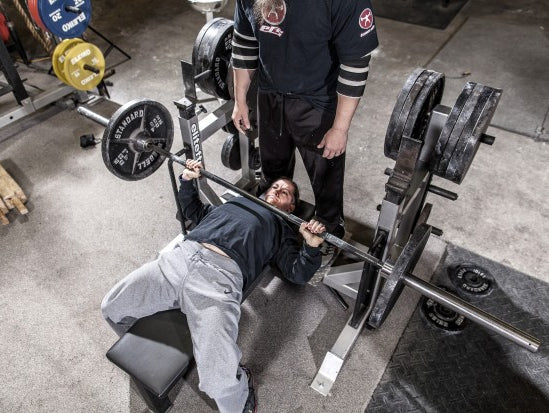 Fat Gripz bench (PR) (videos)