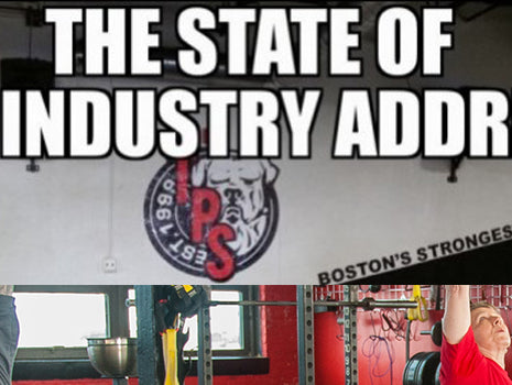 The State of the Industry AddressThe State of the Industry Address, strength and conditioning, mobility;The State of the Industry Address