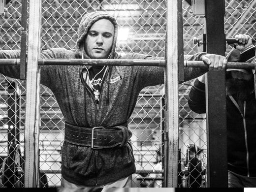 Squatting at Old School Iron