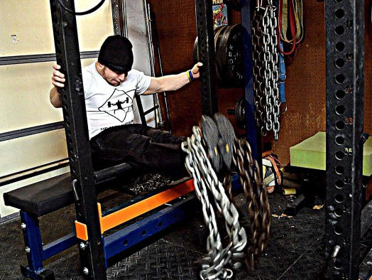 Speed Squat/Deadlifts and Chain Leg Extensions (w/VIDEO)