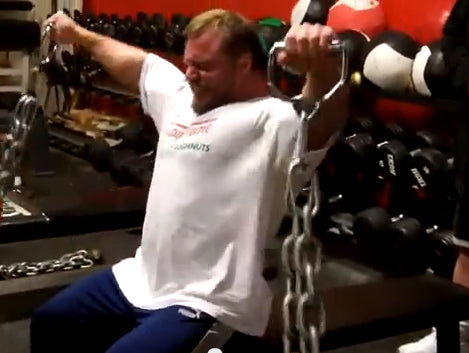 Seated Lateral Raise With Chains
